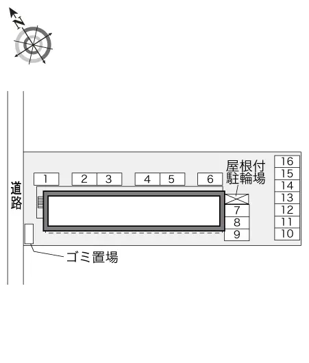 ★手数料０円★岡崎市森越町　月極駐車場（LP）